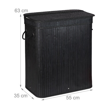 Relaxdays Laundry Sorter made of Bamboo