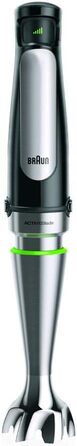 Блендер Braun MultiQuick 7 MQ 7025X, 3-в-1, 1000 Вт, подрібнювач 350 мл, вінчик, плавне регулювання швидкості, чорний, модель 2019, 3 насадки
