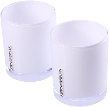 5-Piece Acrylic Bathroom Accessories Set, Vanity Organizer Set, Bathroom Tumbler, Toothbrush Holder, Soap Dish for Hotel and Home Use