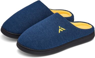Тапочки зимові Mishansha для чоловіків та жінок, м'які, зручні, з пам'яттю, розмір 36-48, синього кольору