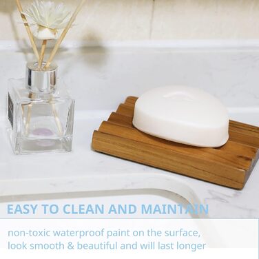 Держатель для мила з текового дерева HTB, модель 