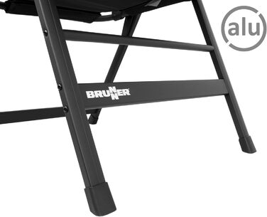 Кемпінговий стілець Brunner Skye 3D Black - чорний