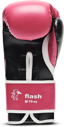 Боксерські рукавички Leone Flash-Box, унісекс, fuchsia (10M жіночі)