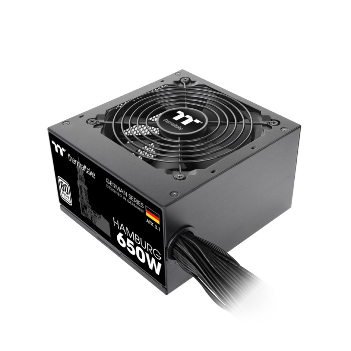 Блок живлення Thermaltake Hamburg 650W ATX 3.1 PCIe 5.1 80 Plus White German Series