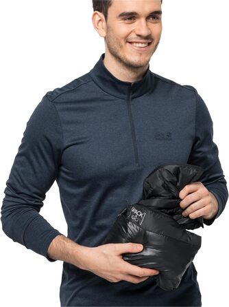 Жилет чоловічий Jack Wolfskin Pack & Go Weste L чорний