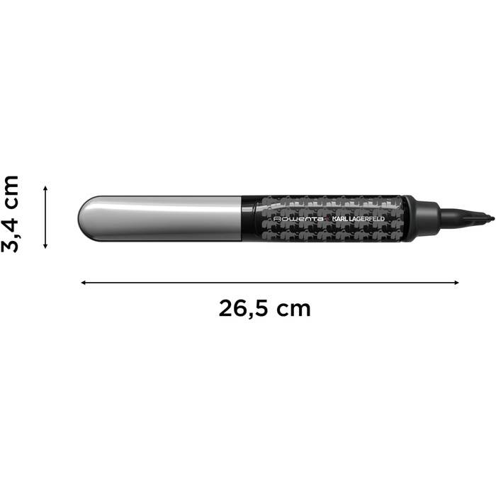 Випрямляч для волосся Rowenta Thermoglide SF5120E0 Titanium, 5 режимів (170-230°C), чорний/сріблястий
