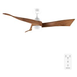 Стельовий вентилятор Cecotec EnergySilence Aero 5280 LightWood з LED підсвіткою 18W, діаметр 132 см, DC мотор, пульт, таймер, режим зима/літо