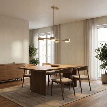 Підвісна люстра Elko-Lighting Mono Ecru 4 точки світла GX53
