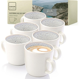 розмір: набір з 6 чашок для кави