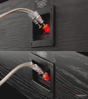 Позолочені бананові конектори Nakamichi 24K для акустичних кабелів 12-18 AWG, 4мм, для підсилювача, Hi-Fi ресивера та домашнього кінотеатру, 10 шт (5 пар)