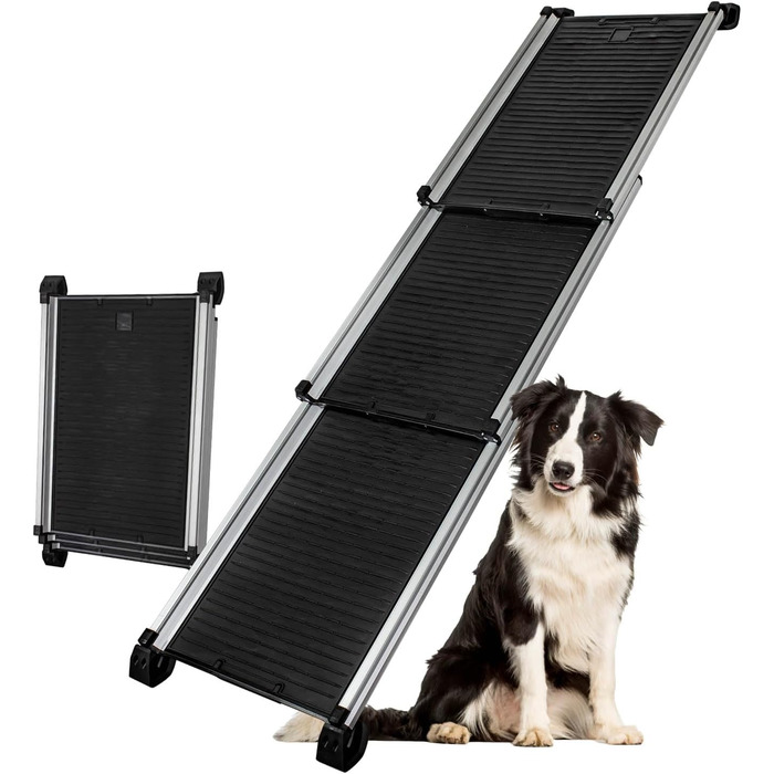 Рампа для собак у автомобіль Teleskop, висувна, алюміній, до 90 кг, протиковзка, для SUV