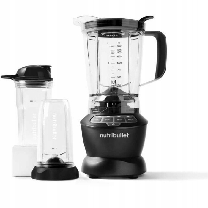 Стаціонарний блендер Nutribullet NBF500DG, 1200 Вт, 1,6 л, 2 чаші для змішування