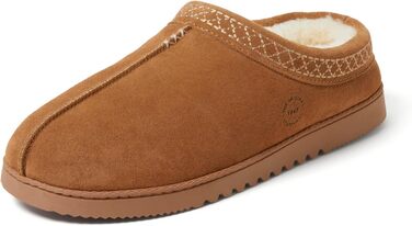 Чоловічі домашні тапочки-клоги Dearfoams з велюру (41 EU, Chestnut 2)