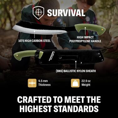 Мачете Condor Bushcraft Parang для бушкрафту та туризму