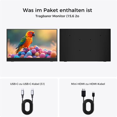 Портативний монітор 15.6