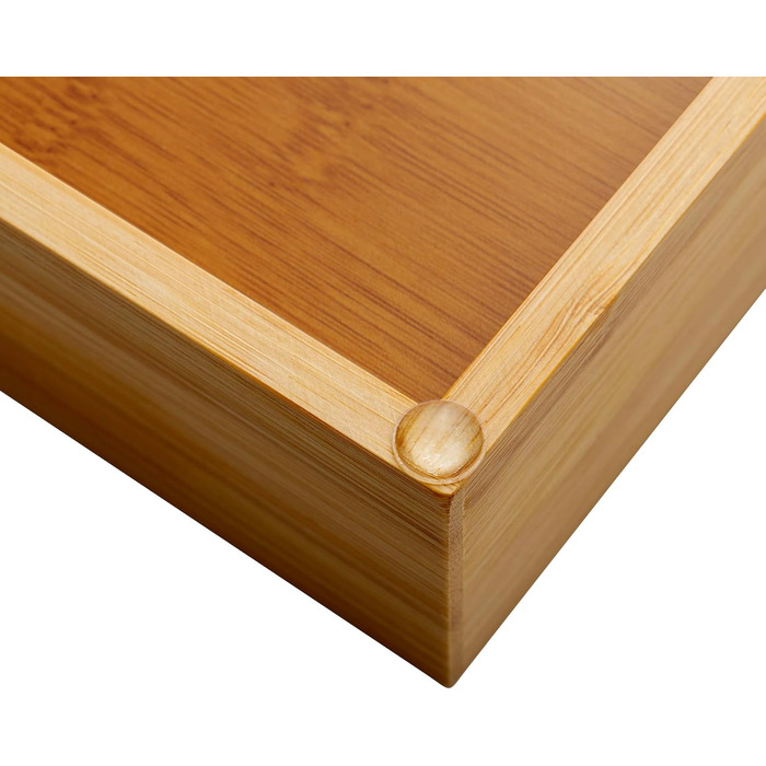 Органайзер для столових приборів Gräwe з бамбука для кухонних шухляд, змінний, розсувний 28.5-40.5 см, дерев'яний вигляд