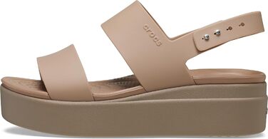 Crocs Brooklyn Wedge Sandal Latte Mushroom 38/39 EU - Стильні босоніжки на танкетці