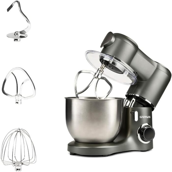 Планетарний міксер G3 Ferrari Pastaio, нержавіюча сталь, антрацит