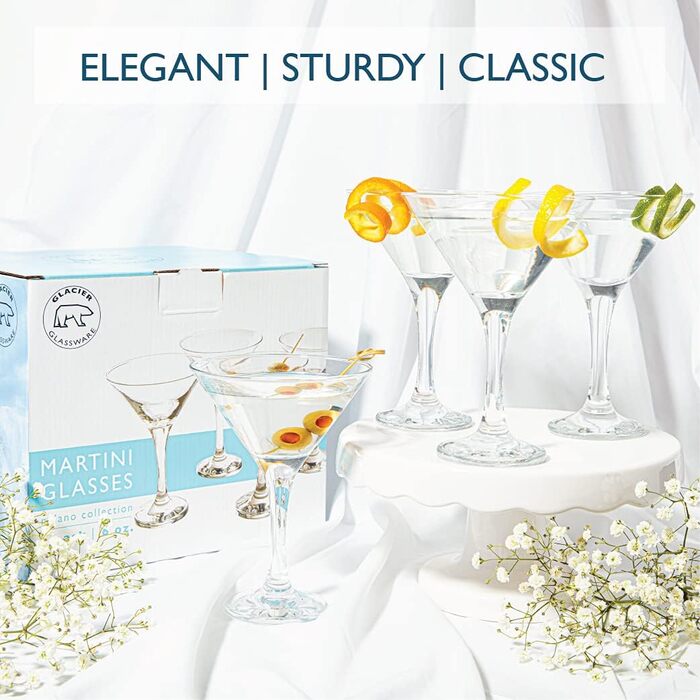 Бокали для Мартіні Glacier Glass Milano Collection, 170 мл, 4 шт.