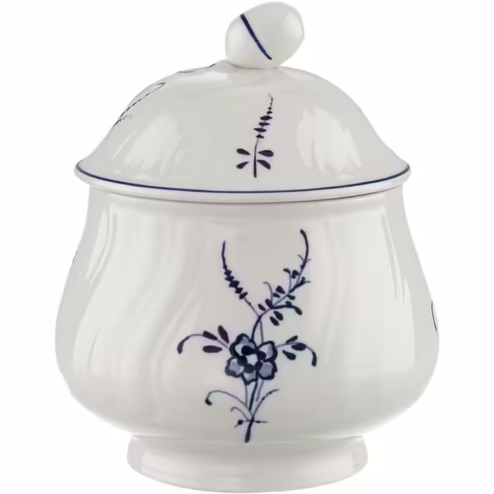 Цукорниця Villeroy & Boch Vieux Luxembourg, преміум порцеляна, біло-синя