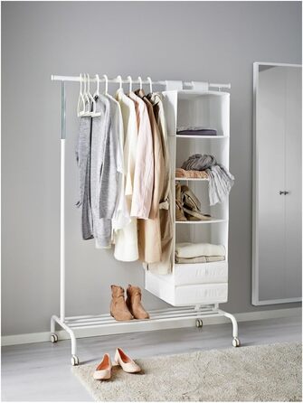 IKEA RIGGA – Вішак для одягу, білий, металевий