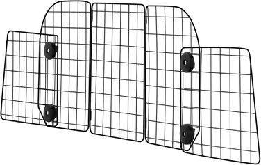 Автобар'єр для собак VEVOR: регульована перегородка, сітка для автомобіля (968 x 405 мм), захист заднього сидіння, універсальний бар'єр для SUV, позашляховиків, вантажівок (складний, 98-162 см * 40 см)