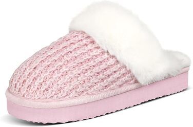 Тапочки жіночі теплі зимові PIZZ ANNU з плюшем та пам'яттю для ніг, рожеві (42/43 EU)