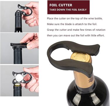 Набір для відкриття вина у дерев'яній коробці, подарунковий, люкс. Набір сомельє з відкривачем, пробками та аксесуарами для вина (Style 03)