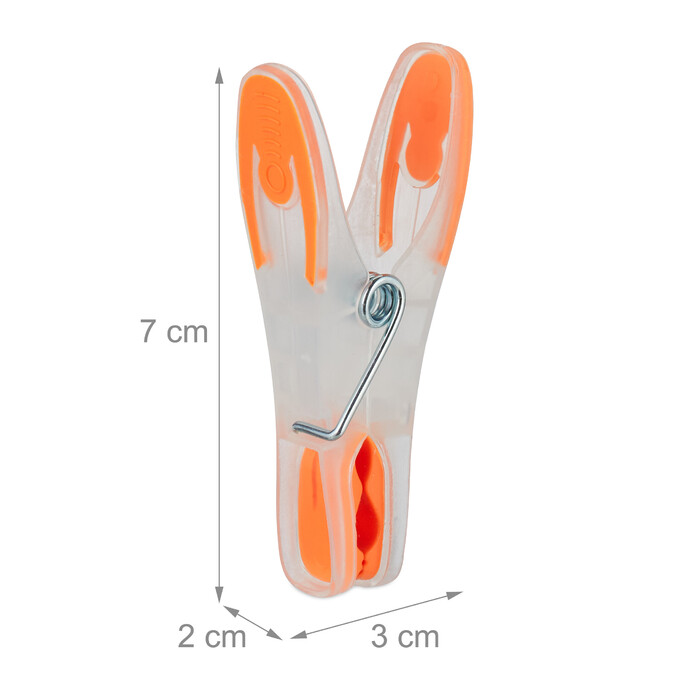 Прищіпки для білизни Relaxdays Soft-Grip, 75 штук