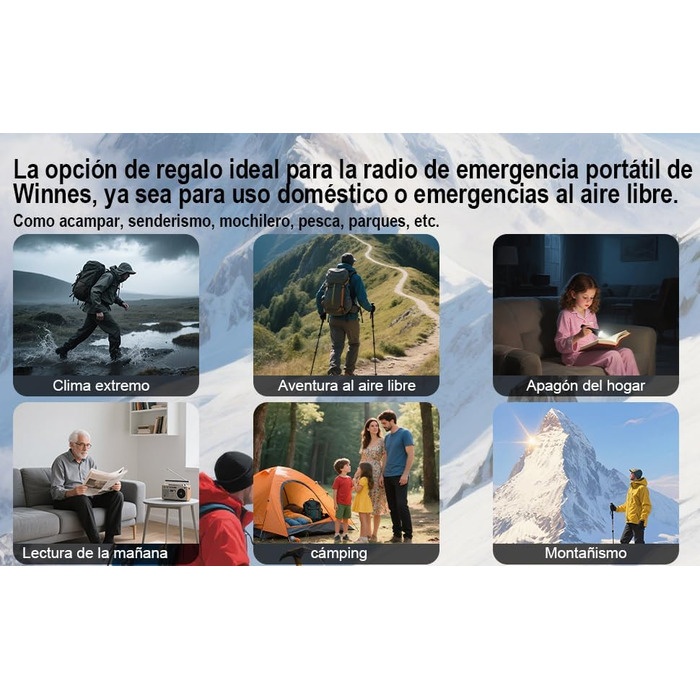 Радіостанція на сонячній енергії з живленням від ручки 20000 mAh з SOS-сигналом, FM/AM, ліхтарик, компас, для кемпінгу та надзвичайних ситуацій (зелене)