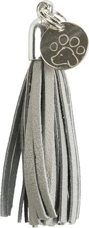 Нашийник для віндхундів Active-Comfort: шкіряний, чорний/сірий, розмір S-M (33-42 см), 60 мм