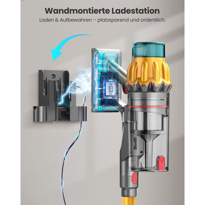 Акумуляторний пилосос SICBCGB 48000Pa/550W/70 хвилин, 2.0L з HD-дисплеєм, антизаплутана щітка, док-станція, самостійна підставка, 11-шарова фільтрація для шерсті тварин та авто, золотий колір