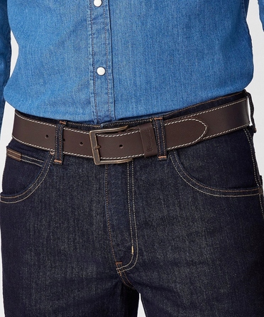 Шкіряний ремінь Wrangler 0081US85, розмір 105