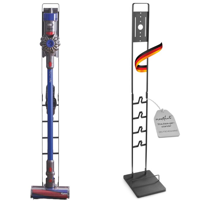 Підставка для пилососа Dyson V7-V15 PureMounts універсальна, чорна - тримач для аксесуарів