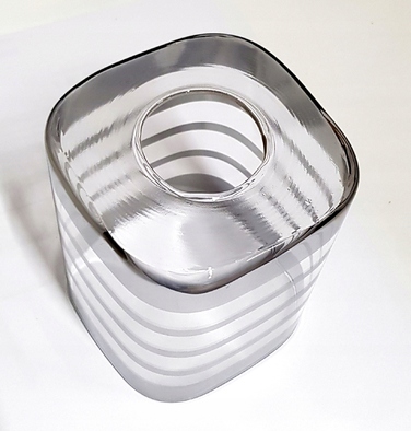 Настінний світильник-бра в стилі лофт, скляний плафон, цоколь E27