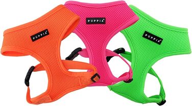 Шлейка для собак Puppia Neon - Якісна та комфортна, для цуценят, рожева, L Pink L