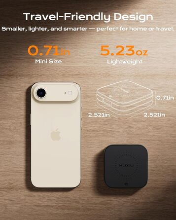 Зарядна станція KU XIU X40 Turbo Qi2.2 25W 3-в-1 для iPhone 17/16/15/14/13/12, Apple Watch та AirPods, складна бездротова зарядка, алюмінієвий адаптер GaN 45W (Чорний)