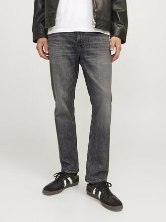 Джинси чоловічі JACK & JONES JJICLARK Original Regular Fit сірі, 31W/32L, Denim