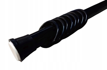 Розпірна штора для душу Estiva 190-300 x 27 мм, чорна
