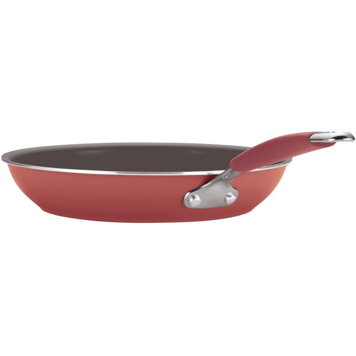 Набір посуду Rachael Ray Cucina Nonstick, 12 предметів, лавандовий (вишнево-червоний)