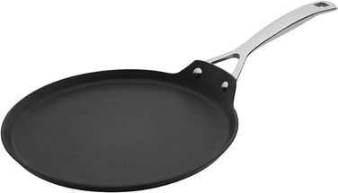 Млинцева пательня Le Creuset 24 см з антипригарним покриттям, алюмінієва, для всіх типів плит, індукція, антрацит/срібляста