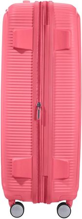 Чемодан American Tourister Soundbox Spinner L, 77 см, Розширюваний, Рожевий (Sun Kissed Coral)
