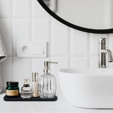 Стильний тримач для мила з силікону для кухні та ванної кімнати (2 шт., чорний)