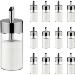 Tescoma Sugar Shaker Set (12 pieces), transparent, 150 ml