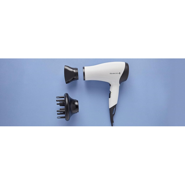 Фен Remington Power Volume D3015: легкий, компактний, 2000 Вт, з насадкою для укладки та дифузором