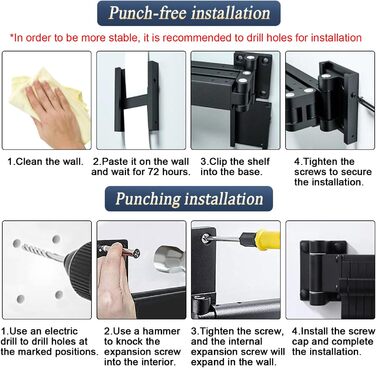 Настінна сушилка для білизни розкладна 120 см, висувна штанга з 18 гачками, сушарка для одягу на стіну, тримач для рушників (чорний)