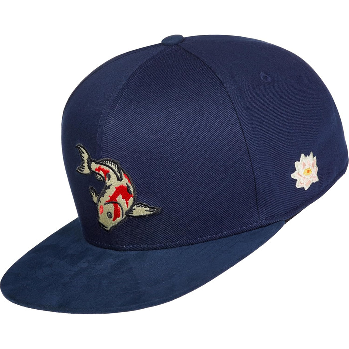 Кепки Snapback Cadency® для чоловіків та жінок, унікальні тематичні кепки, бейсболки з прямим козирком, регульовані, теплі зимові - темно-зелені (Кої, Navy)