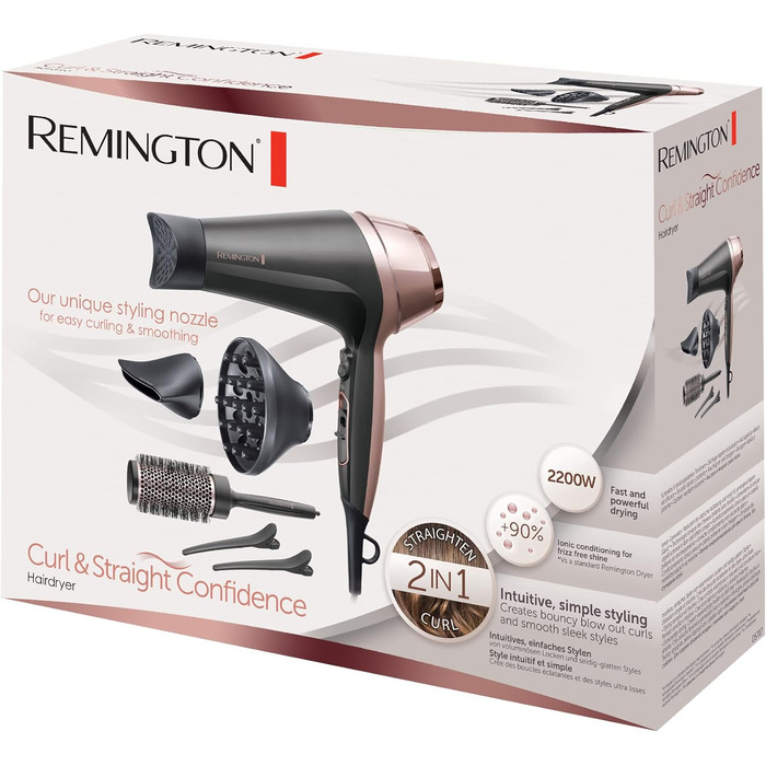 Випрямляч та завивачка для волосся Remington Curl/Straight Confidence 2in1 S6606B [Amazon Exclusive]