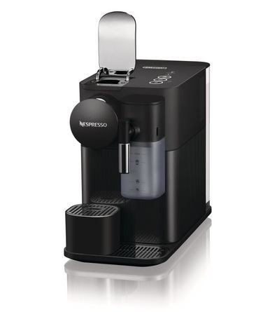 Капсульна кавомашина з капучинатором De'Longhi Lattissima One, 19 бар, чорна