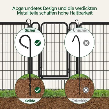 Yaheetech 100cm Foldable Dog Playpen - 6 Panel, Freestanding Kennel for Dogs - Indoor & Outdoor Use, Tool-Free Assembly